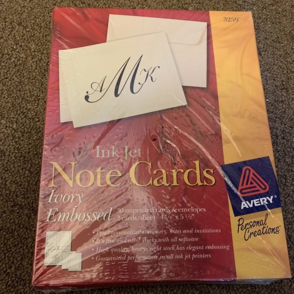 Avery NoteCards 30Cards